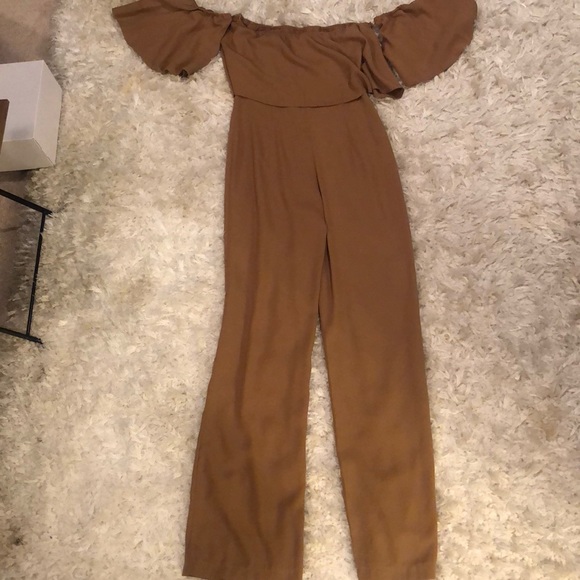 Fashion Nova Other - Tan Fashionnova Jumpsuit